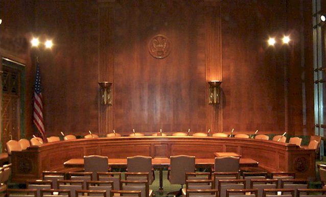 Empty Congressional Hearing Room Empty Congressional Hearing Room
