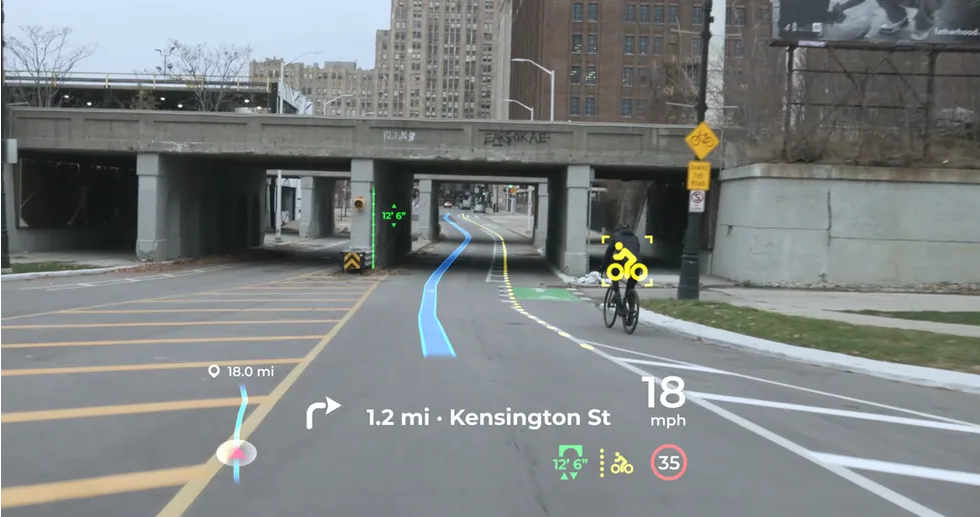 Panasonic Automotive Augmented Reality Windshield Panasonic Automotive Augmented Reality Windshield