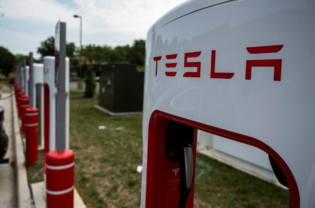 Tesla Charger photo by AFP Andrew Caballero-Reynolds Tesla Charger photo by AFP Andrew Caballero-Reynolds