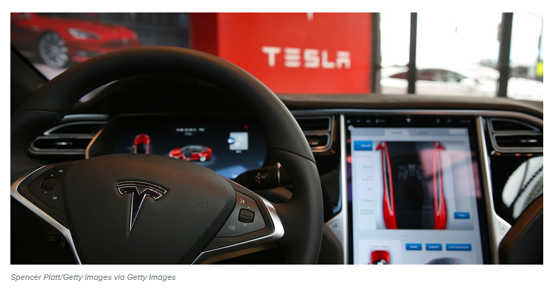 Tesla Steering Wheel and Dash Tesla Steering Wheel and Dash